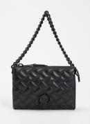 Kurt Geiger Kensington schoudertas van leer met afneembare schouderrie...