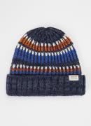 Barts Travvis grofgebreide muts met logo