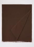 L.K.Bennett Sutton sjaal in wolblend met franjes 205 x 90 cm