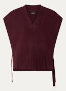 Zadig&Voltaire Maddy grofgebreide spencer van kasjmier