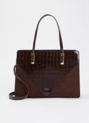Dune London Denbeigh schoudertas met glanzende finish