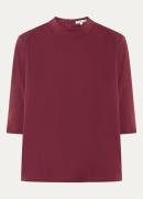 Expresso Top met opstaande kraag