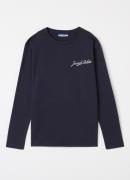 Jacob Cohën Longsleeve met logoborduring
