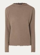 OPUS Sirken top met structuur