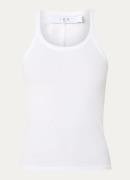 IRO Palissa ribgebreide tanktop met logoborduring