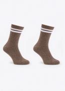 Les Deux Sokken met streepprint in 2-pack
