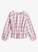 Tommy Hilfiger Tuniek met ruitdessin en smockwerk