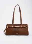 Dune London Depend schoudertas van leer met afneenbare schouderriem