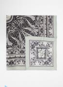 Summum Sjaal met paisley dessin 100 x 100 cm