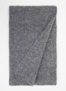 River Woods Ribgebreide sjaal in alpaca wolblend 30 x 225 cm