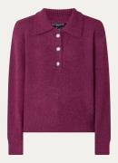 French Connection Colleen fijngebreide trui in wolblend met polokraag