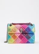 Kurt Geiger Kensington schoudertas van leer met strass