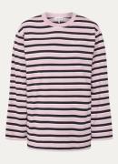 Baum und Pferdgarten Jeevana longsleeve met streepprint en logo