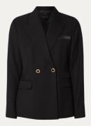 NIKKIE Oakland double-breasted blazer met schoudervulling en klepzakke...