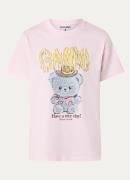 Ganni T-shirt met logoprint