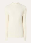 Marc O'Polo Denim Longsleeve met opstaande kraag