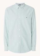 Tommy Hilfiger Oxford regular fit overhemd met logo