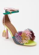 Kurt Geiger Pom Pom sandalette van suède met strass