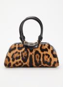 Givenchy Antigona handtas van kalfsleer met panterprint