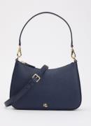Ralph Lauren Danni schoudertas van leer met afneembare schouderriem