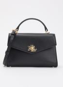 Ralph Lauren Farrah schoudertas van leer met afneembare schouderriem