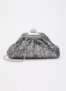 Marc Jacobs The glam clutch van kalfsleer met pailletten