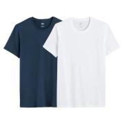 Set van 2 slim T-shirts met ronde hals