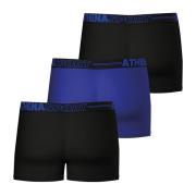 Set van 3 effen boxershorts in microvezel