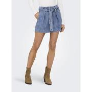 Jeansshort, hoge taille