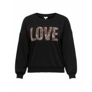 Sweater met ronde hals en lange mouwen