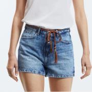 Jeansshort, hoge taille