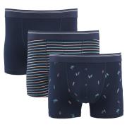 Set van 3 boxershorts, 2 bedrukt + 1 effen