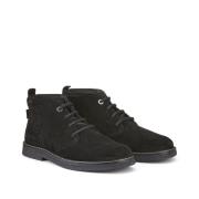 Bottines in leer Kick Leo