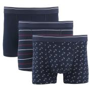 Set van 3 boxershorts, 2 bedrukt + 1 effen