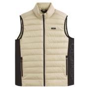 Bodywarmer met stroken met logo