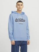 Rechte hoodie met logo