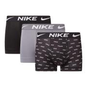 Set van 3 effen boxershorts Dri fit