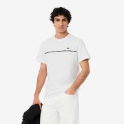 Jersey T-shirt met Lacoste bies