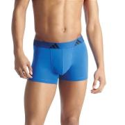 Set van 3 effen boxershorts in katoen, Active Flex