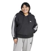 Zip-up hoodie Essentials 3-Stripes (Grote maten)