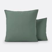 Effen kussensloop in gewassen katoen, Scenario