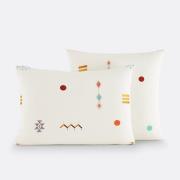 Geborduurde kussensloop, vintage katoen, Imani