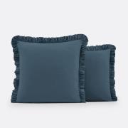 Kussensloop met volant in gewassen katoen, Scenario