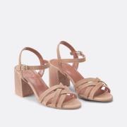 Sandalen in veloursleder Danelle