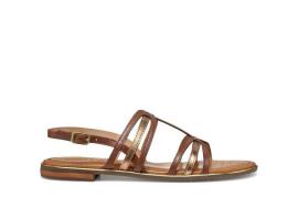 Platte, leren sandalen Sozy Plus