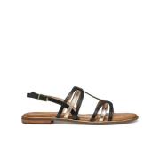 Platte, leren sandalen Sozy Plus