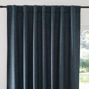 Gordijn met gevlochten afwerking en verborgen lussen Montego