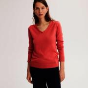 Trui met V-hals, fijn tricot met een uiterst zachte touch