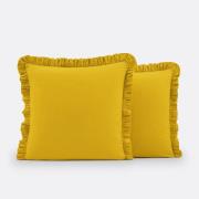 Kussensloop met volant in gewassen katoen, Scenario