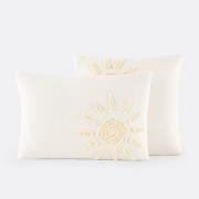 Kussensloop in getuft katoen, Melenaos